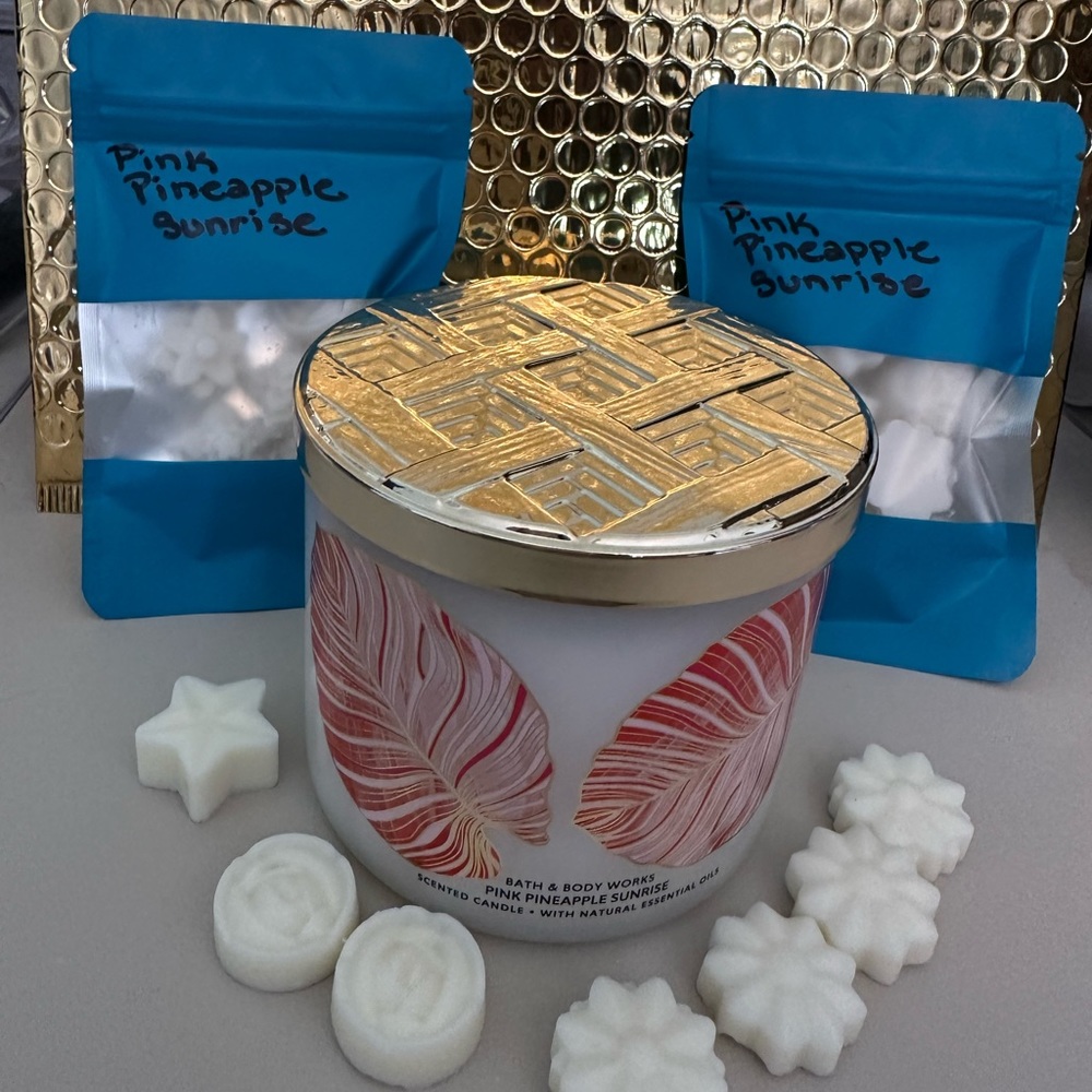 Bath and Body Works Pink Pineapple Sunrise candle wax melts